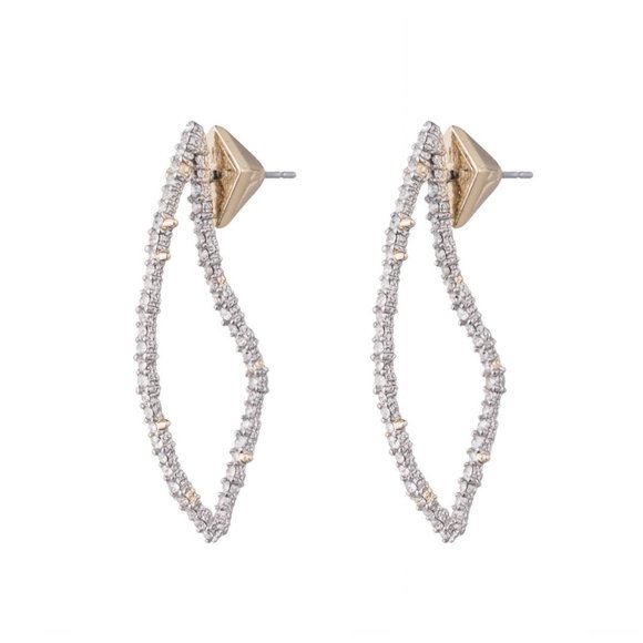 Alexis Bittar Jewelry - ALEXIS BITTAR Encrusted Abstract Thorn Earrings